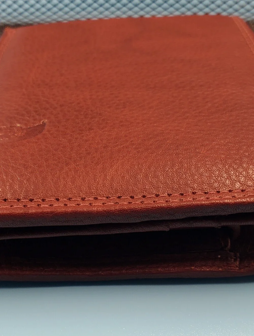 Borgo Etruschi Wallet Mens Genuine Leather Bifold Folding Brown Vera Pelle Italy